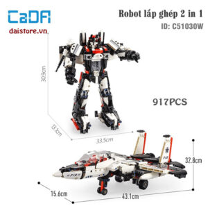 cada c51030, đồ chơi robot, lắp ráp robot, đồ chơi robot biến hình