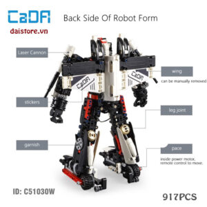 lắp ráp robot, đồ chơi lắp ráp robot, cada c51030