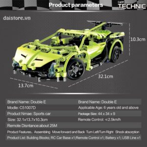 cada c51007, đồ chơi thông minh cho trẻ, đồ chơi lắp ráp, xe đồ chơi