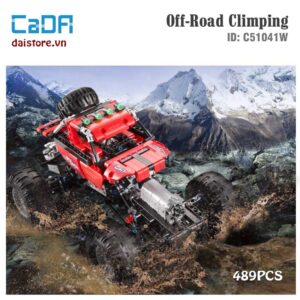 xe đồ chơi địa hình, cada c51041, lego điều khiển từ xa