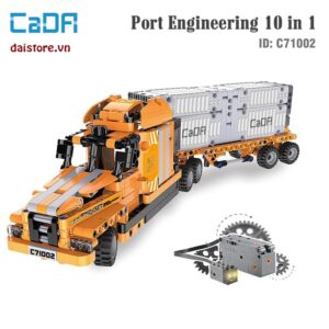 cada c71002, xe đồ chơi, xe container đồ chơi, lego xe tải