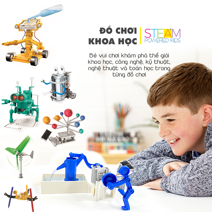 chọn đồ chơi theo độ tuổi, đồ chơi khoa học, đồ chơi steam, đồ chơi steam, đồ chơi robot, robot lắp ghép