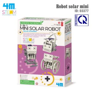Robot đồ chơi solar mini 4m 03377, 4m03377, đồ chơi khoa học 4m, đồ chơi khoa học