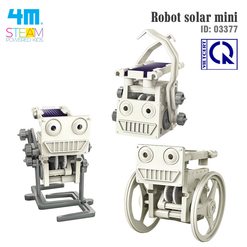 4m 03377, 4m03377, mini solar robot 4m, đồ chơi sáng tạo, đồ chơi steam, đồ chơi stem