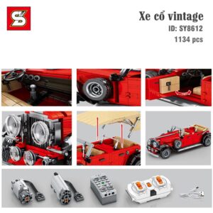 xe ô tô đồ chơi lắp ráp, sy 8612, sy block 8612