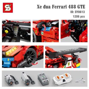 sy block 8613, xe hơi điều khiển, lego xe ô tô mô hình, ô tô đồ chơi trẻ em