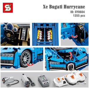 sy block 8604, sy 8604, xe ô tô đồ chơi, o to đồ chơi, đồ chơi xe bugati hurrycane