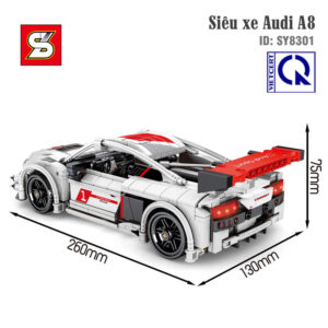 sy block 8301, sy8301, đồ chơi siêu xe mô hình, đồ chơi lego, lego audi a8
