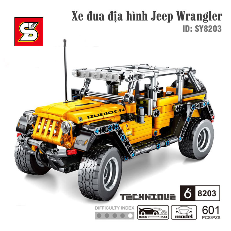 Đồ chơi lego xe lắp ráp Jeep Wrangler SY BLOCK 8203 
