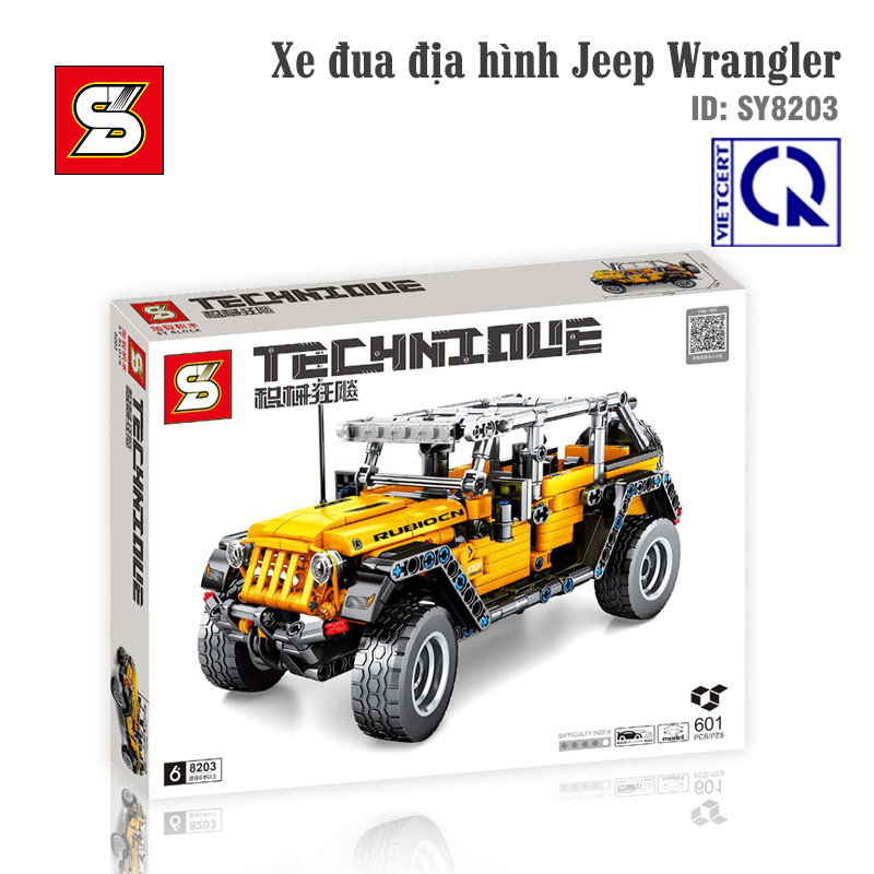 sy block 8203, sy8203, xe đồ chơi địa hình, đồ chơi xe địa hình, xe jeep đồ chơi, lego oto,