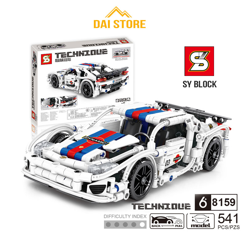 sy block 8159, sy8159, đồ chơi siêu xe mô hình porsche, bộ lego đồ chơi,