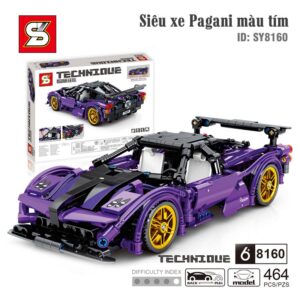 sy block 8160, sy8160, mô hình xe ô to đồ chơi, đồ chơi lego giá rẻ, mô hình siêu xe pagani, đồ chơi xe pagani