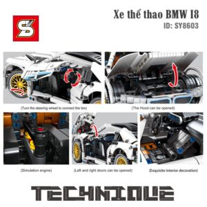 sy block 8603, sy8603, lego xe bmw, bmw đồ chơi, đồ chơi xe bmw, xe lắp ráp
