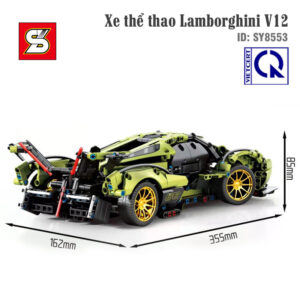 sy block 8553, sy8553, mô hình lamborghini 1:18, đồ chơi lego, đồ chơi lắp ráp
