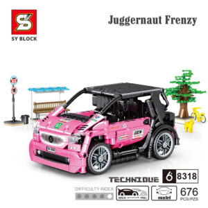sy block 8318, sy8318, đồ chơi sy, xe đồ chơi màu hồng, ô tô màu hồng, đồ chơi bé gái