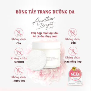 Bông tẩy trang dưỡng da, another bright, bông tẩy trang another bright, bông tẩy trang hàn