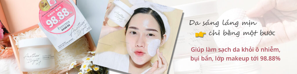 Bông tẩy trang dưỡng da, another bright, bông tẩy trang another bright, bông tẩy trang hàn